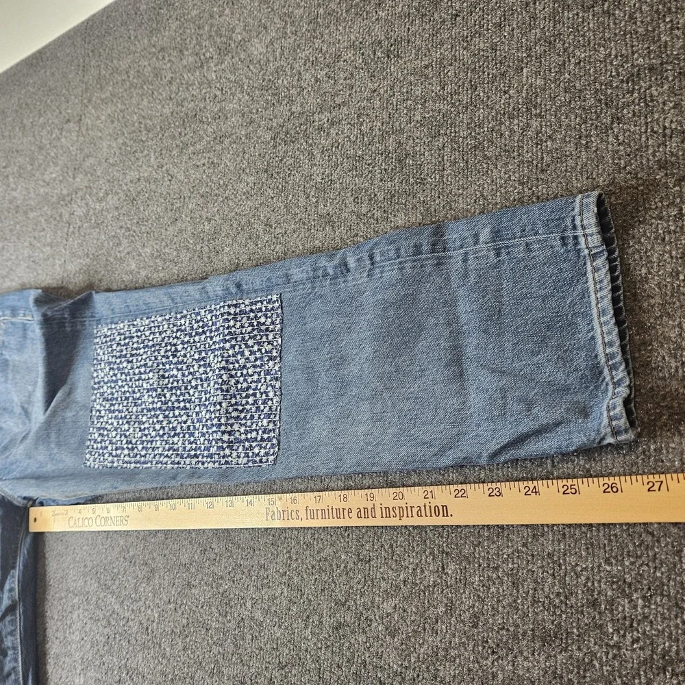 J‎ Crew Women's Jeans Slim Boyfriend Premium Edition Patchwork Crop Size 27